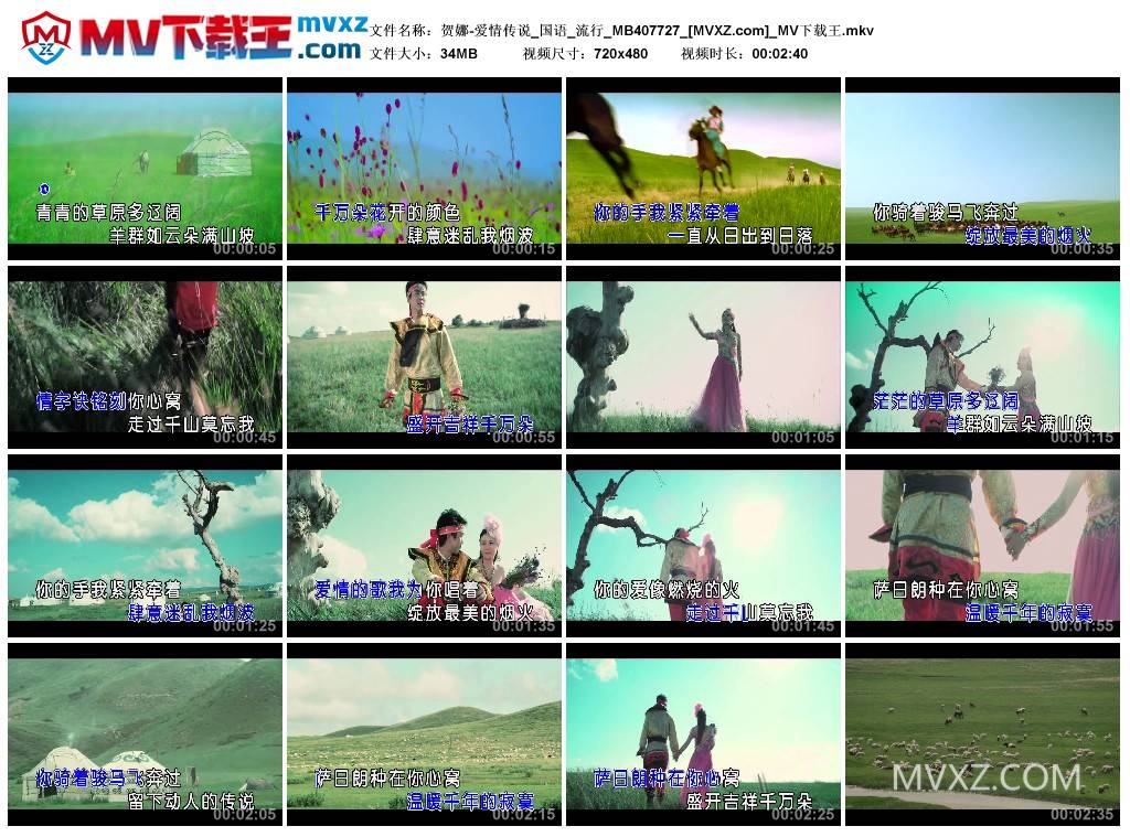 贺娜-爱情传说_国语_流行_MB407727